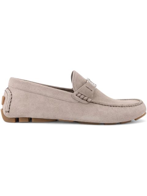 Dior Dior Odeon Driver Suede Loafer Grey