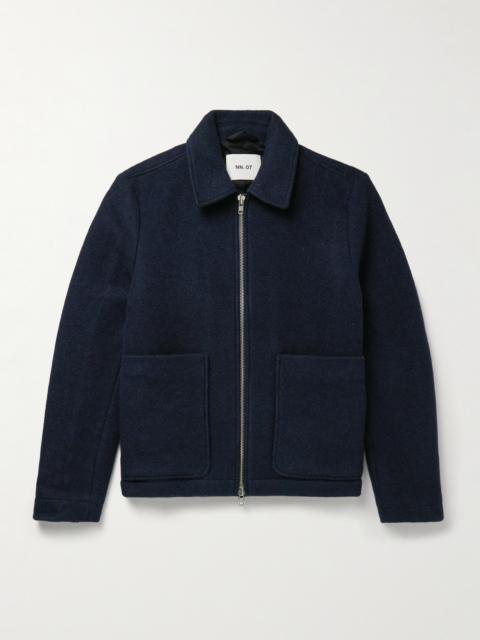 NN07 Gael 8267 Brushed Wool-Blend Jacket