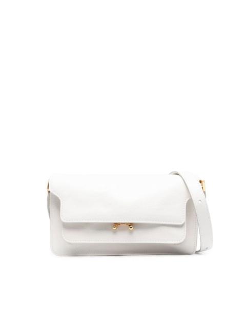 Marni foldover leather satchel bag