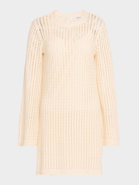 FRAME The Crochet Bell Sweater Dress - NM Exclusive