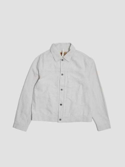 Nigel Cabourn Japanese Type 1 Jacket Cotton Linen in Off White