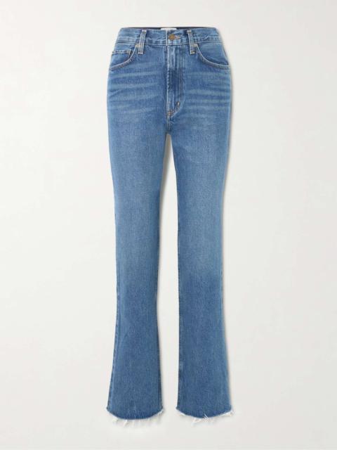 AGOLDE Leena high-rise bootcut jeans Mid denim