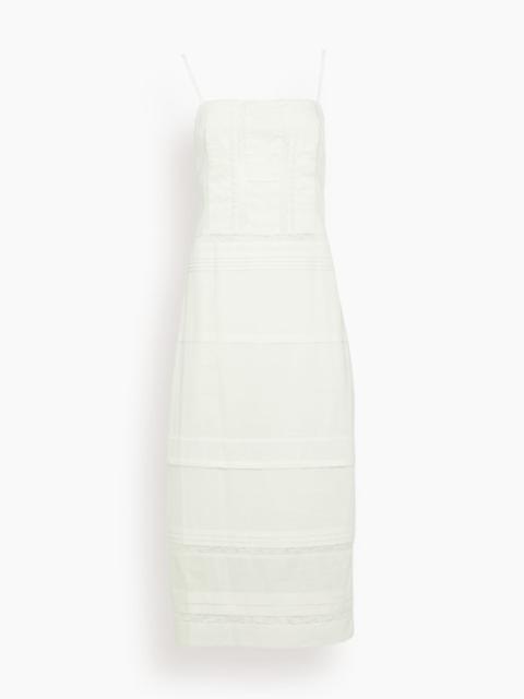 STAUD Corinna Dress in Ivory