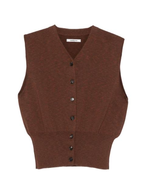 CORDERA button down vest