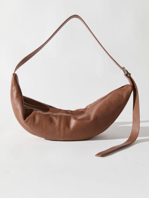 ST. AGNI Adjustable Slim Crescent Bag - Chestnut