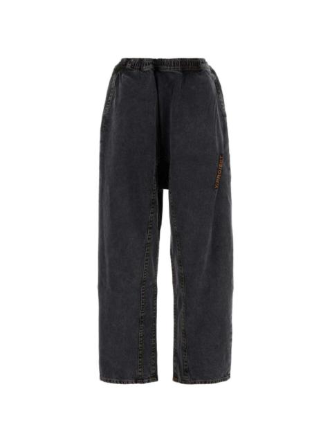 Y/Project logo embroidered jeans