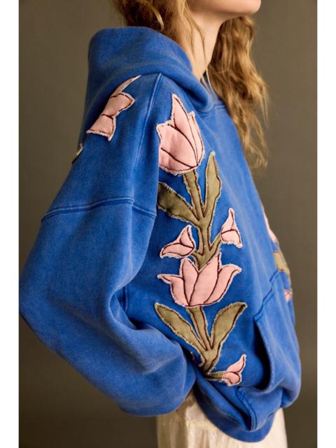 FREE PEOPLE We The Free It's A Vibe Flowers Hoodie