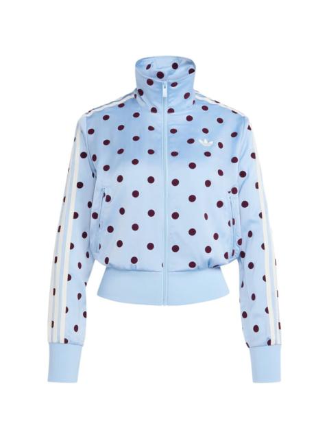 adidas polka-dot track jacket