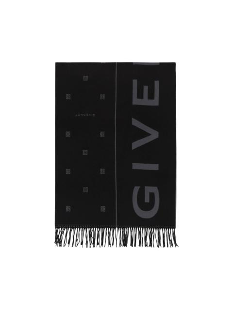 Givenchy Split 4G Scarf 'Black/Grey'