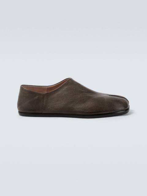 Maison Margiela Tabi leather slip-on shoes
