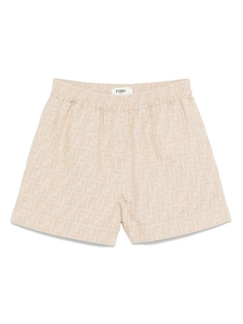 FENDI FF-jacquard shorts