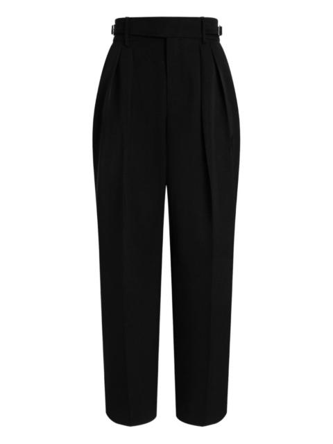 Dolce & Gabbana pleated belted trousers