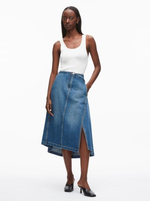 3.1 Phillip Lim Asymmetric Denim Skirt