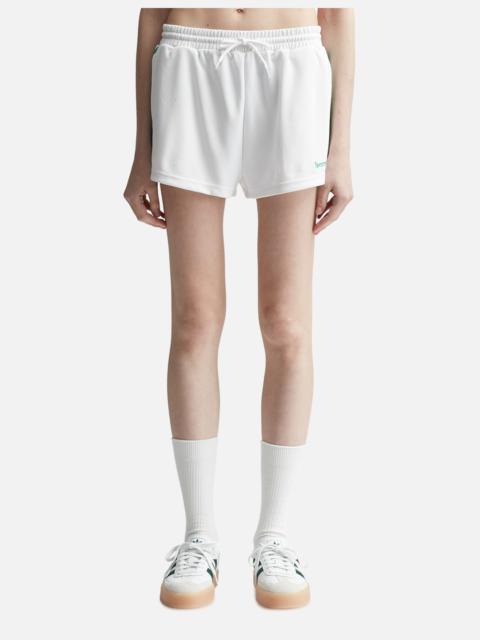 SERIF LOGO ROLLER SHORTS WHITE/VERDE