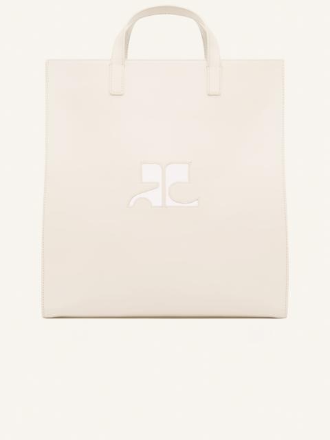 courrèges HERITAGE LEATHER TOTE BAG