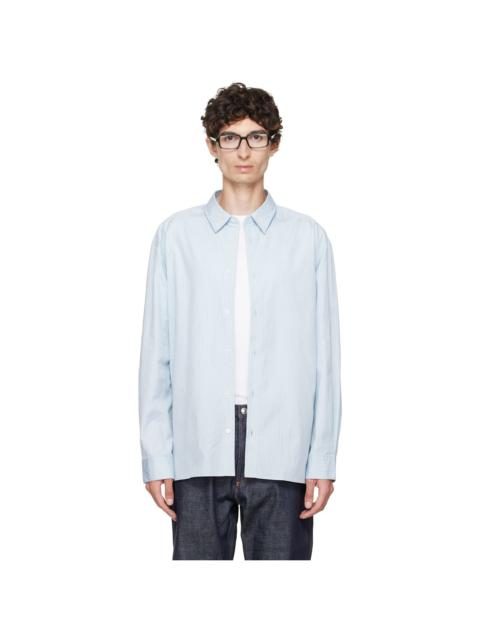 A.P.C. Blue & Gray Malo Shirt