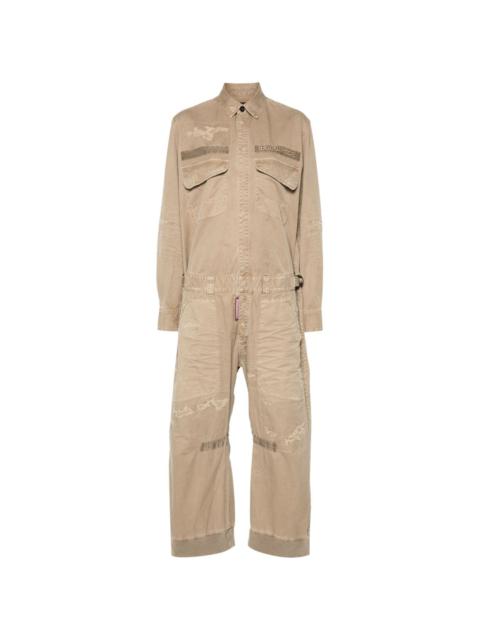 DSQUARED2 Overdyed Military jumpsuit