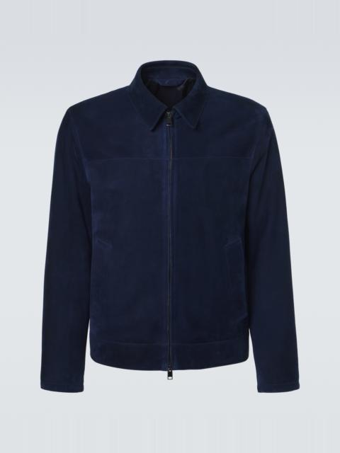 Brioni Suede blouson jacket