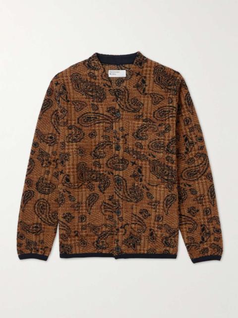 Paisley-Print Fleece Jacket