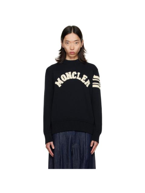 Moncler Navy Crewneck Sweater