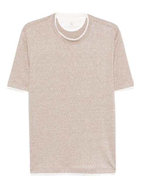 Brunello Cucinelli trimmed T-shirt