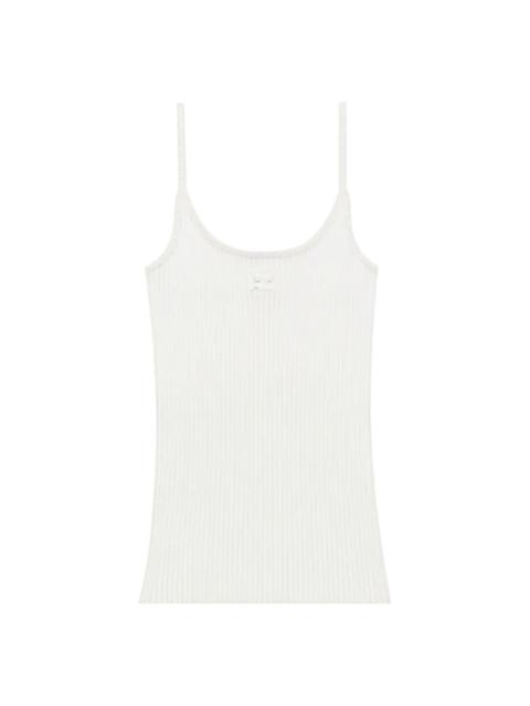 courrèges Reedition Knit Tank Top