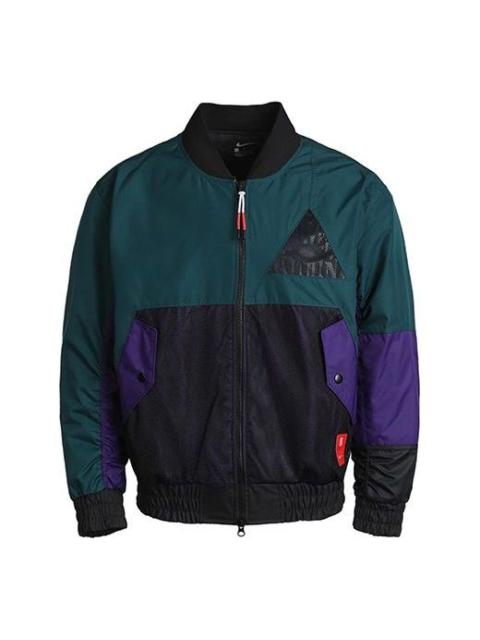 Nike 남자 나이키 Colorblock 캐주얼 스포츠 체재 온난한 착용 저항하는 재킷 CK6671-300
