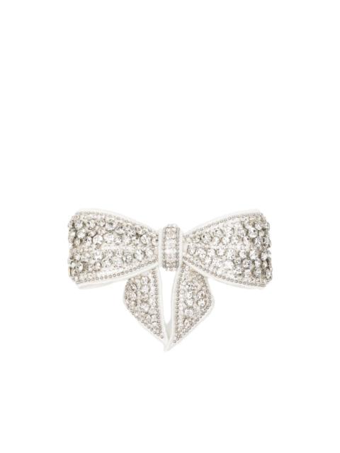 self-portrait crystal-embellished hair clip