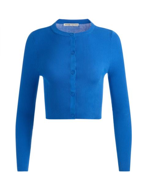 Alice + Olivia CARSON CARDIGAN - BLUE IRIS