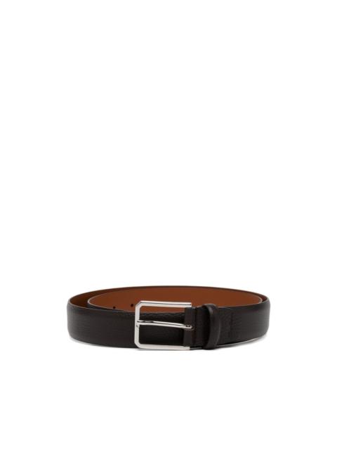 Santoni leather belt