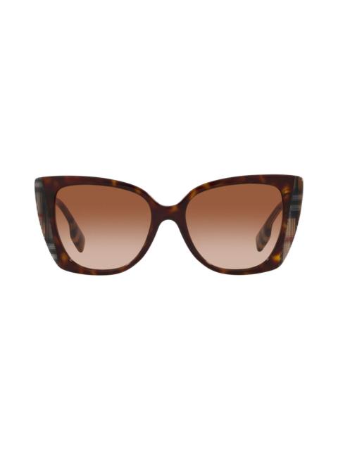 burberry Meryl 54mm Gradient Cat Eye Sunglasses in Brown Grad at Nordstrom