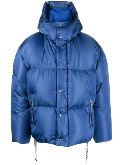 Khrisjoy zip-up padded down jacket