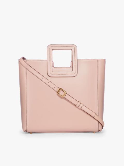 STAUD SHIRLEY LEATHER BAG | BLUSH