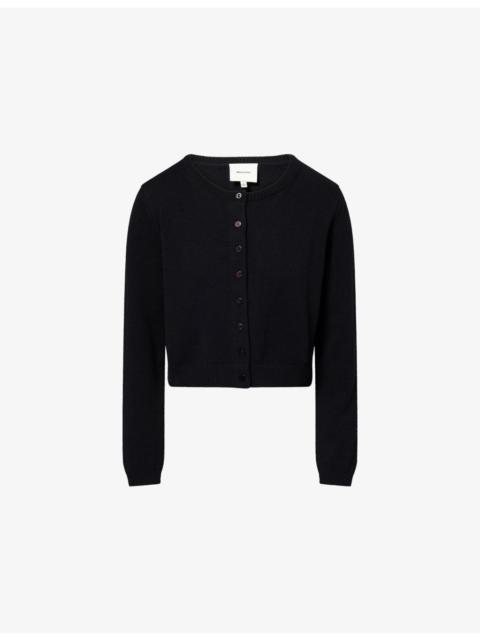 Reformation Clara Cotton Knitted-Cardigan