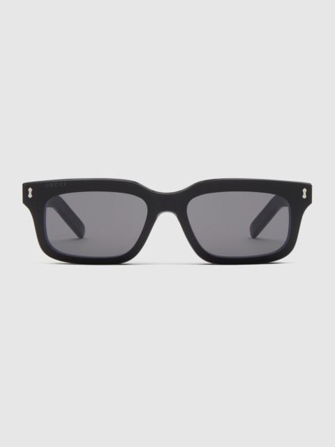 Rectangular frame sunglasses