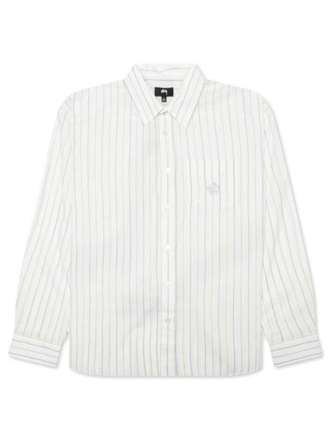 CLASSIC L/S SHIRT STRIPE - WHITE