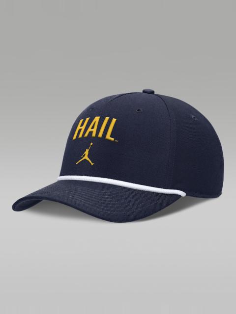 Jordan Michigan Primetime Rise Campus Men's Jordan Brand College Adjustable Hat