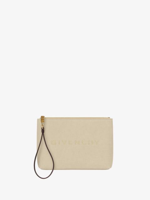 Givenchy GIVENCHY TRAVEL POUCH IN CANVAS