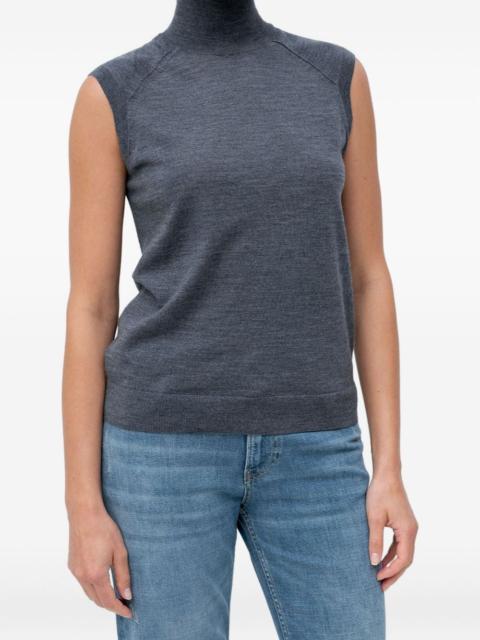 BOSS high-neck vest