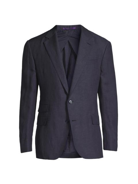 Ralph Lauren Men's Kent Linen & Silk Canvas Jacket - Navy
