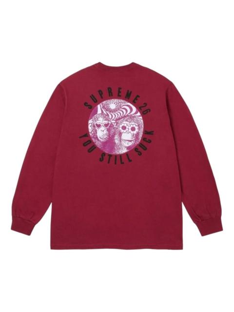 Supreme Supreme FW26 You Still Sk L/S T-Shirt 'Cardinal' SUP-FW26-006-CDL