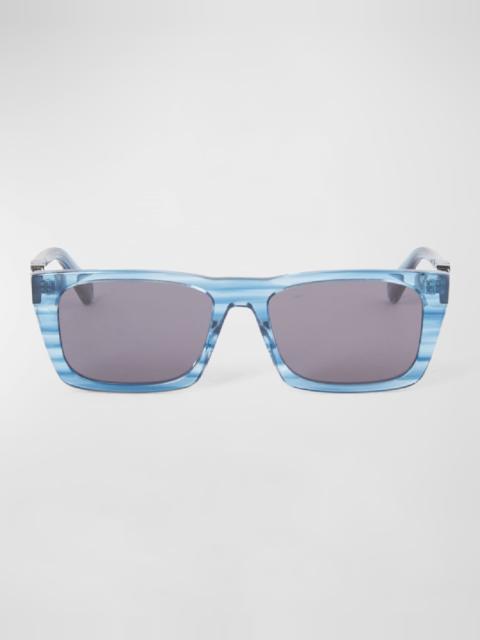 Off-White Men's Albany Acetate Rectangle Sunglasses