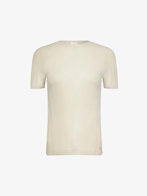 Seriously Soft short-sleeved stretch-woven top