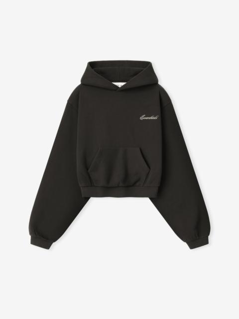 ESSENTIALS Womens Modern Cropped Hoodie