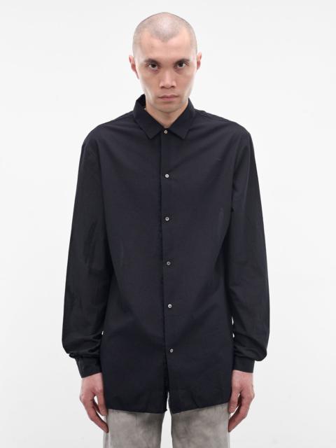 M.A+ Black Cotton Button-Up Shirt