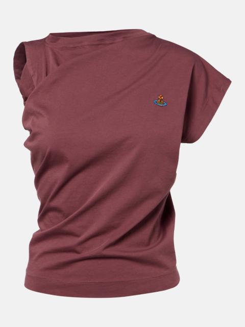 Vivienne Westwood Hebo asymmetric cotton top