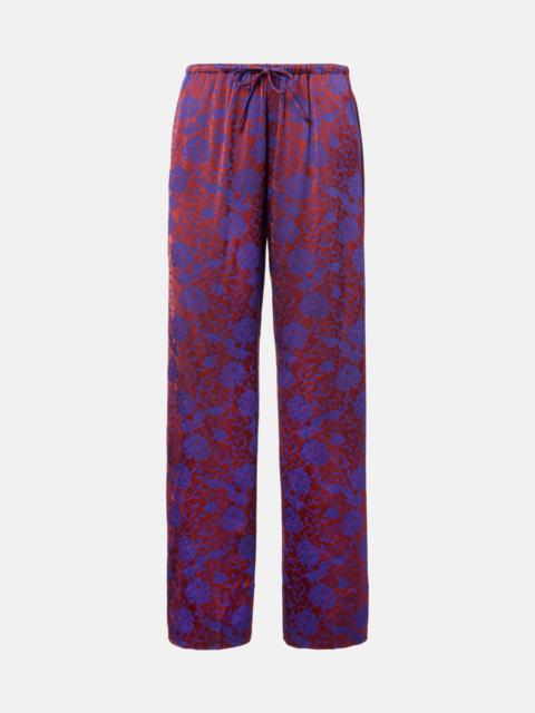 Dries Van Noten Jacquard straight pants