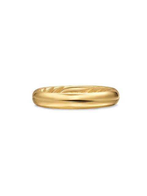 DAVID YURMAN Women's DY Mercer Band Ring in 18K Yellow Gold, 3.7MM - Gold