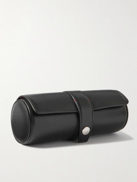 Brunello Cucinelli Textured-Leather Watch Roll