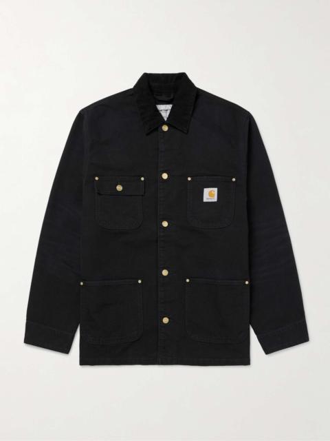 Carhartt OG Corduroy-Trimmed Cotton-Canvas Chore Jacket